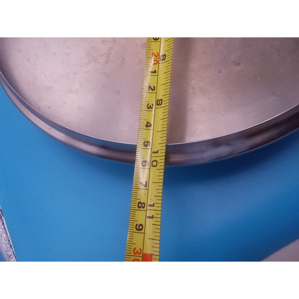 Vintage Revere Ware 10 Inch Skillet Replacement Lid Stainless Steel Black Knob